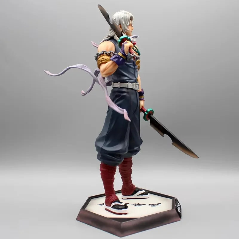 Anime Demon Slayer Figure Uzui Tengen Gk Statue Figurine Pvc Model Doll Collection Desktop Ornament Toys Birthday Gifts