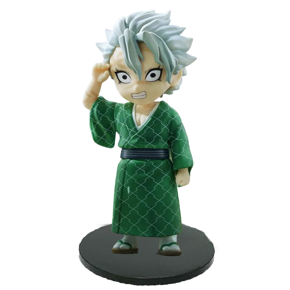 New Anime Figure Demon Slayer Figures Kimetsu No Yaiba Doll Plum Rain Series Blind Box Figurine Warrior Action Figure Model Toys