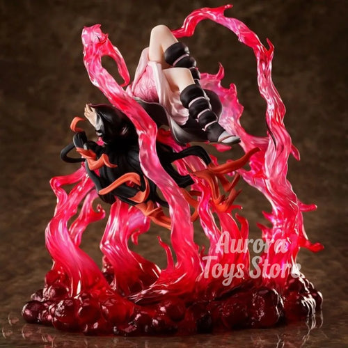 Anime Demon Slayer Figure Kamado Nezuko Action Figures Pvc Collection Model Toys for Gifts 18cm