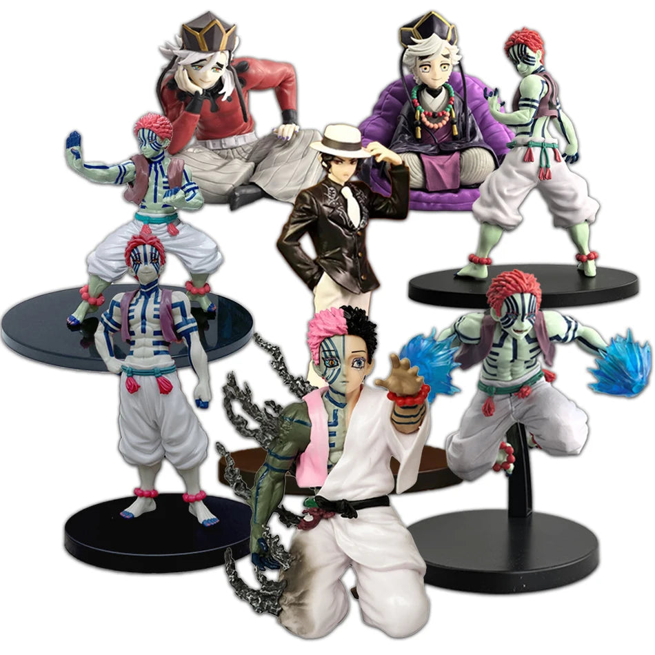 Anime Demon Slayer Figure Model Juuni Kitsuki Akaza Douma Kibutsuji Muzan‌ Figure PVC Collection Desktop Decoration Model Toys