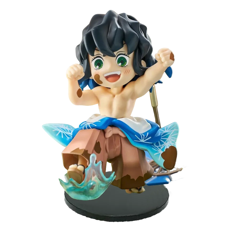 New Anime Figure Demon Slayer Figures Kimetsu No Yaiba Doll Plum Rain Series Blind Box Figurine Warrior Action Figure Model Toys