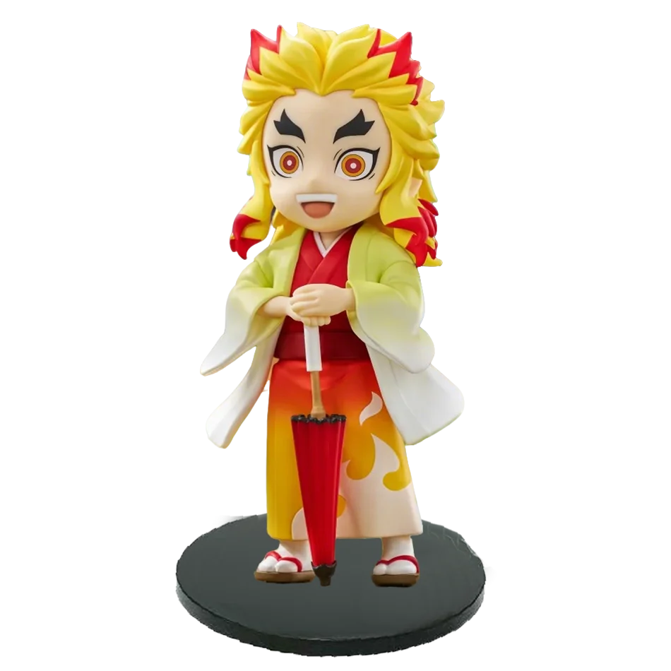New Anime Figure Demon Slayer Figures Kimetsu No Yaiba Doll Plum Rain Series Blind Box Figurine Warrior Action Figure Model Toys