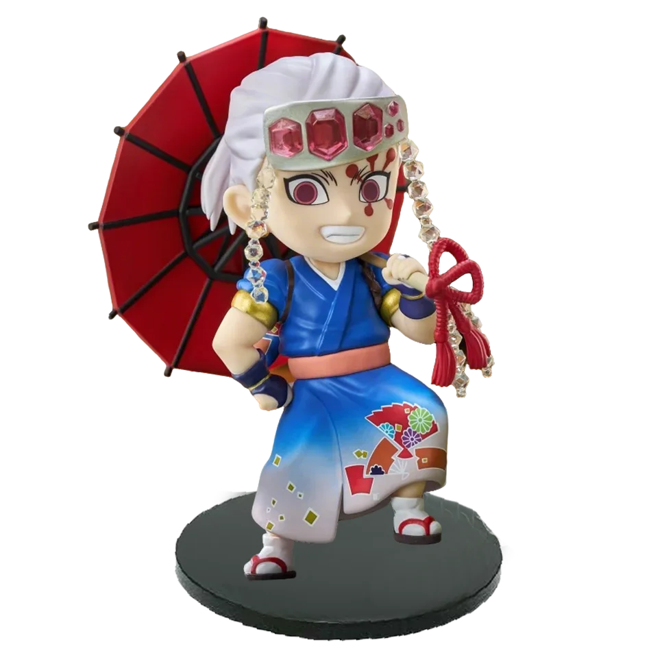 New Anime Figure Demon Slayer Figures Kimetsu No Yaiba Doll Plum Rain Series Blind Box Figurine Warrior Action Figure Model Toys