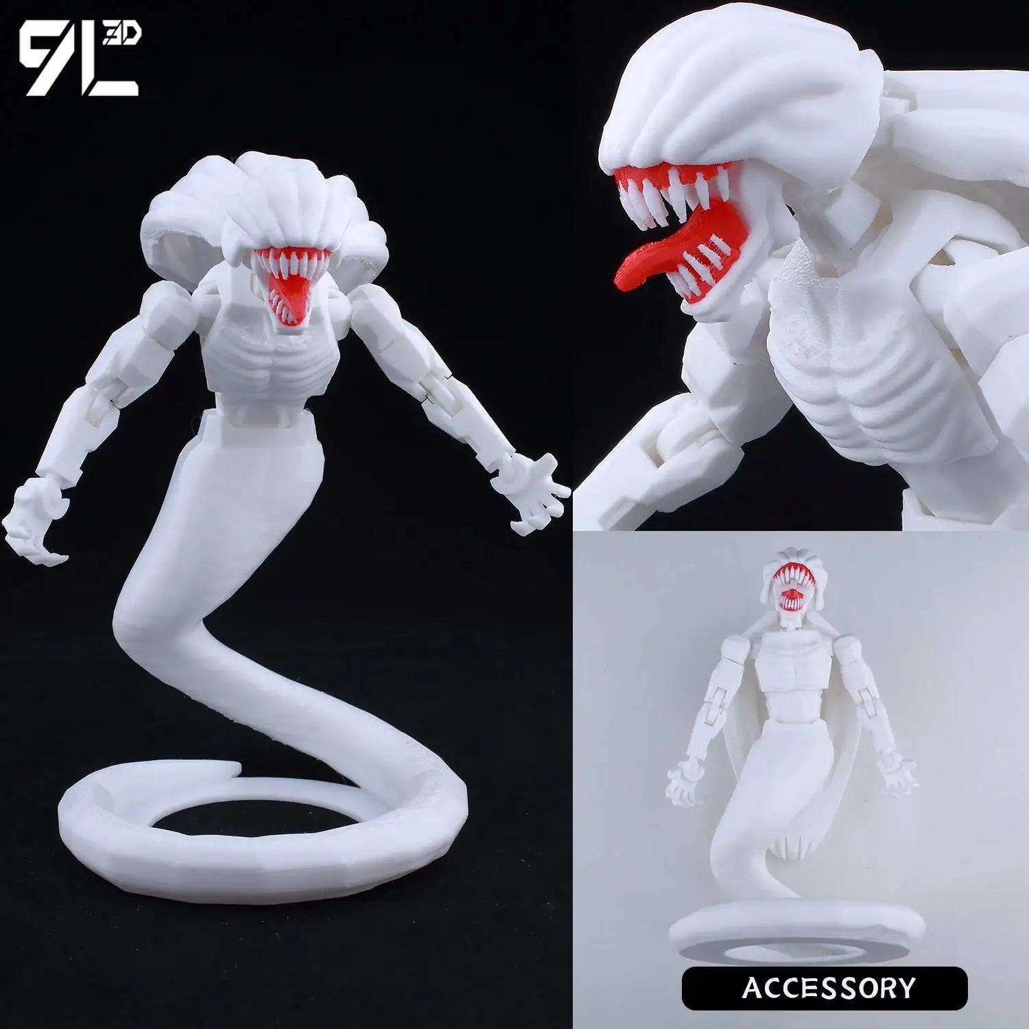 9L3D Printed Demon Slayer AKAZA Tanjiro Kamado Lucky Dummy 13 Movable Shapeshift Action Figures Mannequin Toys for Anime Fans