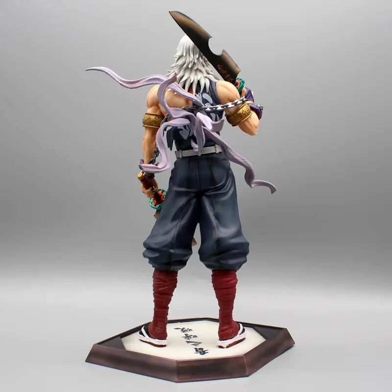 Anime Demon Slayer Figure Uzui Tengen Gk Statue Figurine Pvc Model Doll Collection Desktop Ornament Toys Birthday Gifts