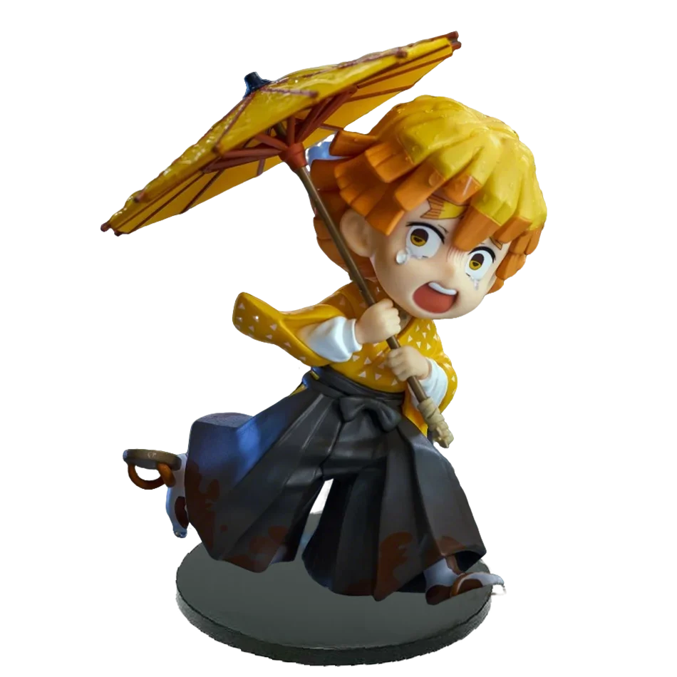 New Anime Figure Demon Slayer Figures Kimetsu No Yaiba Doll Plum Rain Series Blind Box Figurine Warrior Action Figure Model Toys